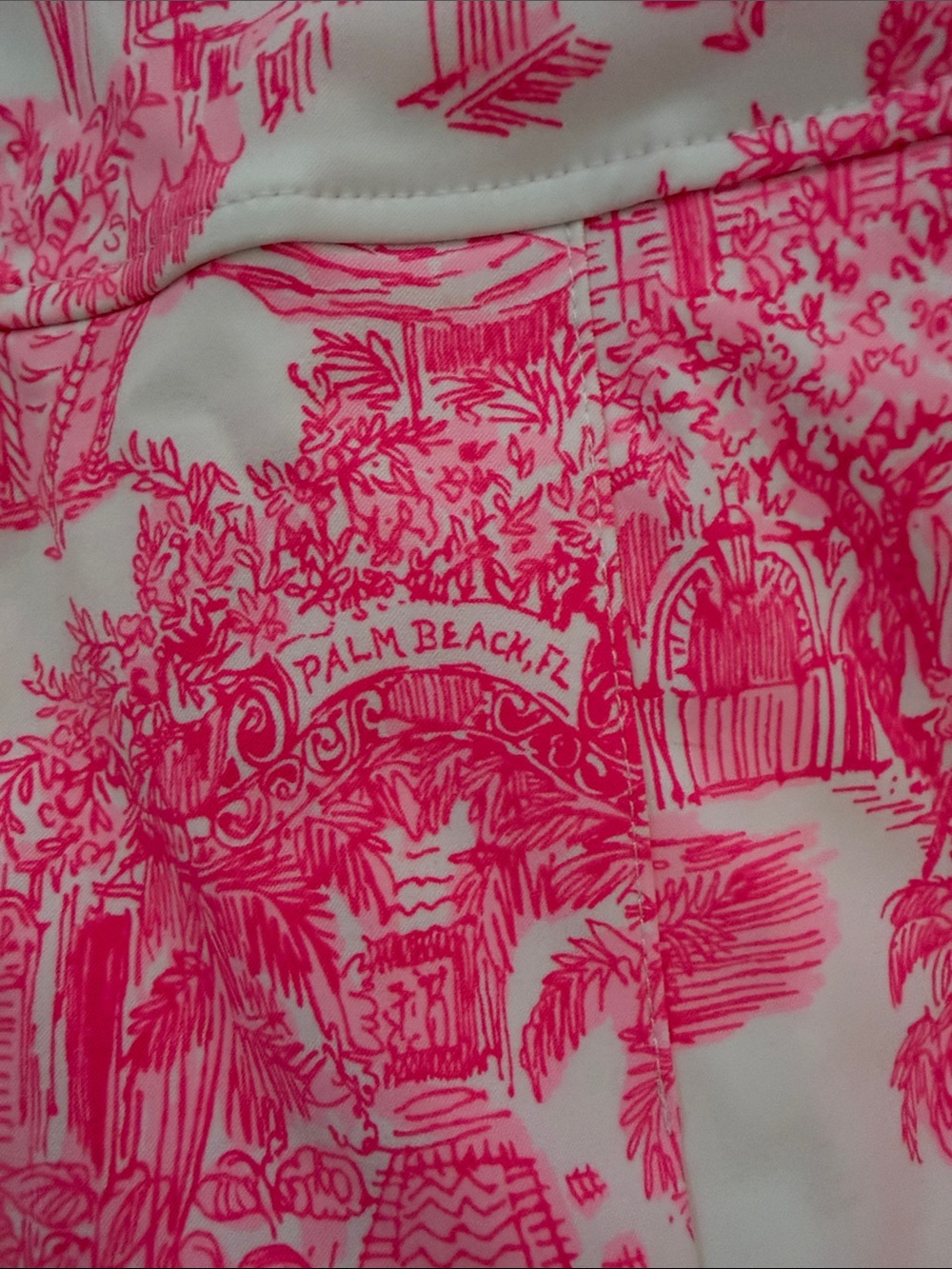 Lilly Pulitzer Pink and White Mini Skirt - Picture 3 of 5